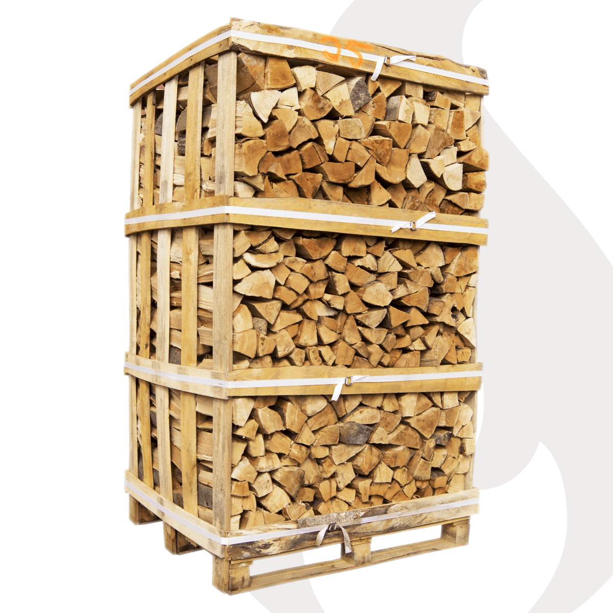 Buchen brennholz 50cm, auf palette gestapelt, 3 srm – 1000 kg – Bild 2