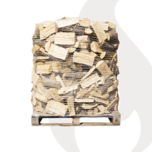 Buchen premium brennholz 25cm, rindenfrei auf palette im netz, ca. 1,6 srm / 1rm, 500 kg