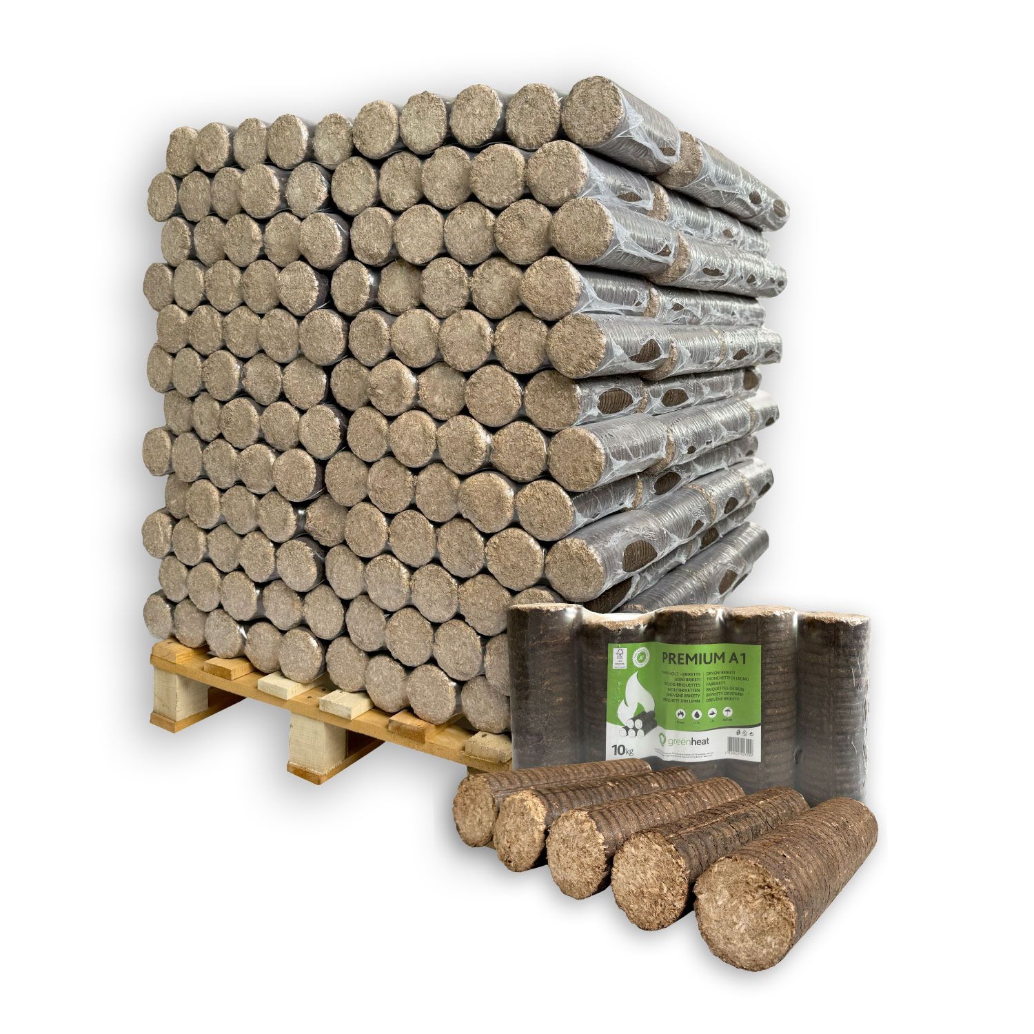 Holzbriketts hartholz nestro 960 kg