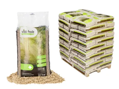 Vita holz plus PEFC Holzpellets (Palette, 990 kg)